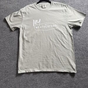 Comfort Colors Weatherford True Texas 1858 Graphic T-Shirt Sage Unisex Size L⁠